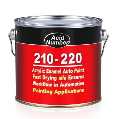 Un buon prezzo. Acid Number 210-220 Acrylic Enamel Auto Paint Fast Drying Formula Ensures Workflow in Automotive Painting Applications in linea